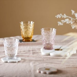 Glassware on table setting