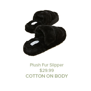 Fluffy slippers